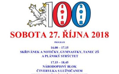100 let republiky aneb Planá sobě
